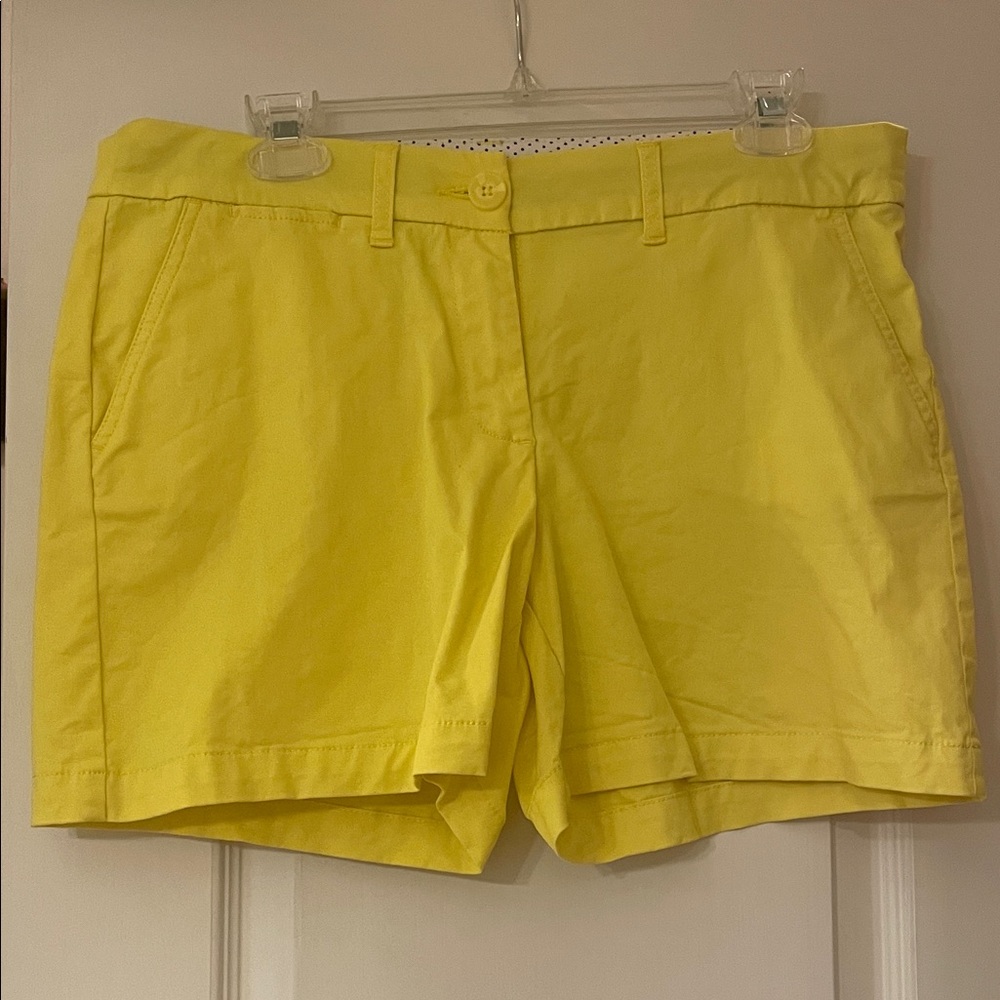 Crown & Ivy Yellow Women's Shorts